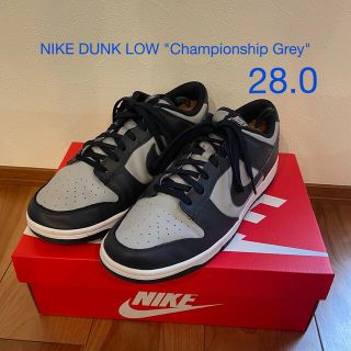 ナイキ(NIKE)のNIKE DUNK LOW "Championship Grey"(スニーカー)