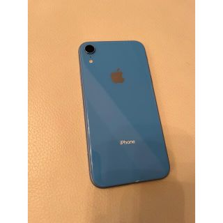 アイフォーン(iPhone)のiPhoneXR 64GB ブルー SIMロックあり(スマートフォン本体)