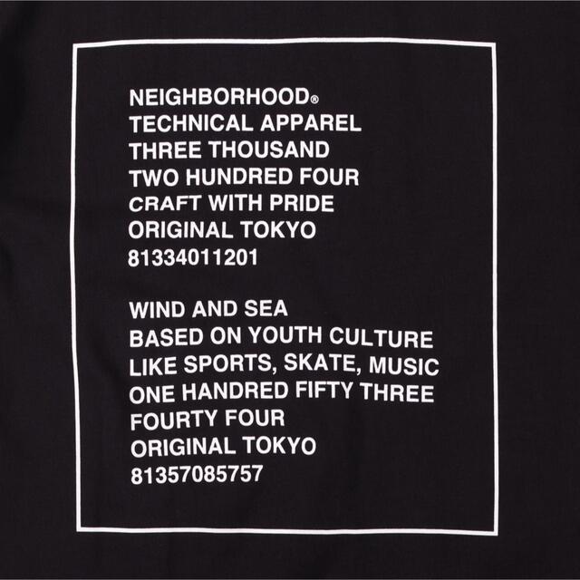 NEIGHBORHOOD × WIND AND SEA  Tシャツ　Sサイズ 4