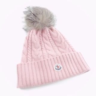 モンクレール(MONCLER)のモンクレール BERRETTO TRICOT ニット帽 ファー AM3205C(ニット帽/ビーニー)