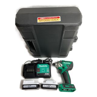 マキタ(Makita)の**MAKITA マキタ 14.4V 充電式インパクトドライバ バッテリ2個・充電器・ケース付 MTD001DSX グリーン(その他)