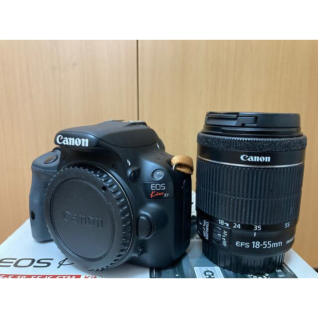 ギフト】 Canon EOS KISS X7 マクロ/単焦点/望遠レンズ セット ...