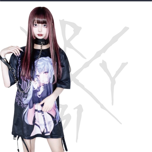 佐藤べに仔×KRY コラボBIG Tシャツ  新品未開封　 ブラックトップス