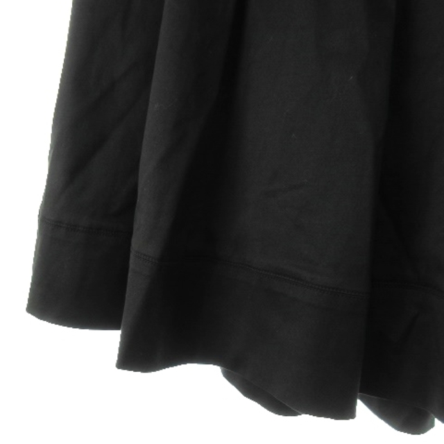 QUEENS COURT(クイーンズコート)のクイーンズコート スカート プリーツ フレア ひざ丈 ハリ感 1 黒 ブラック レディースのスカート(ひざ丈スカート)の商品写真