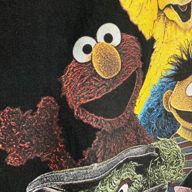 SESAME STREET(セサミストリート)の【レアデザイン】SESAME STREET/セサミストリート 半袖 Tシャツ 黒 メンズのトップス(Tシャツ/カットソー(半袖/袖なし))の商品写真