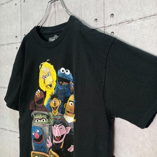 SESAME STREET(セサミストリート)の【レアデザイン】SESAME STREET/セサミストリート 半袖 Tシャツ 黒 メンズのトップス(Tシャツ/カットソー(半袖/袖なし))の商品写真