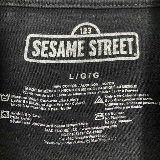 SESAME STREET(セサミストリート)の【レアデザイン】SESAME STREET/セサミストリート 半袖 Tシャツ 黒 メンズのトップス(Tシャツ/カットソー(半袖/袖なし))の商品写真