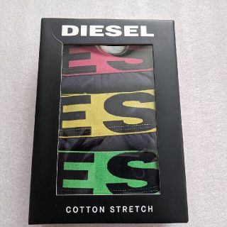 ディーゼル(DIESEL)のディーゼルコットントランクス 新品未使用 黒 ３枚セットサイズ : Ｍサイ(ボクサーパンツ)