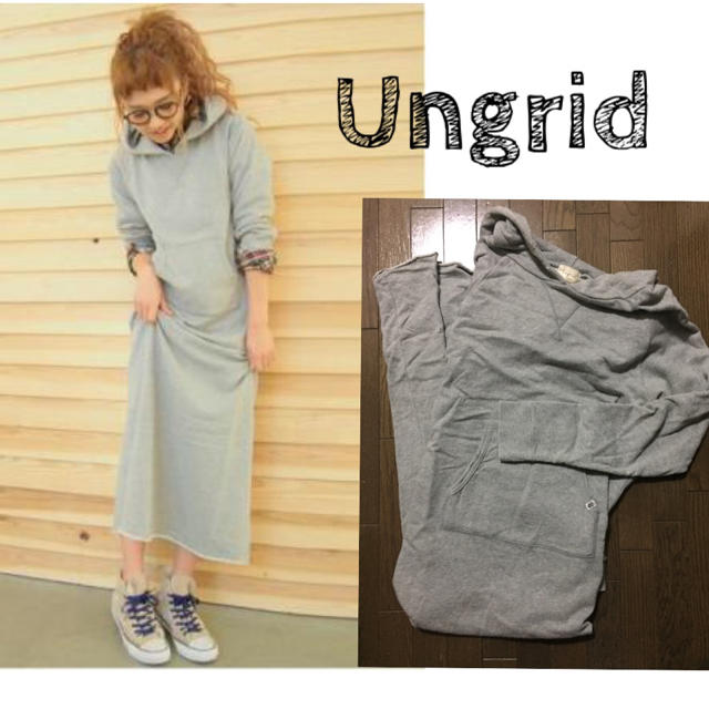 Ungrid(アングリッド)のUngrid✳︎スウェットマキシワンピース レディースのワンピース(ロングワンピース/マキシワンピース)の商品写真