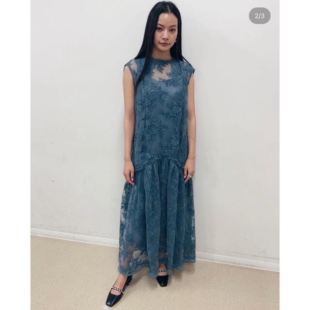 【最終値下げ】2022SS chikakisada LACE DRESS