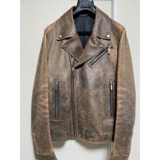 ディオールオム(DIOR HOMME)の新品未使用 Dior Homme ディオールオム レザージャケット 44(レザージャケット)