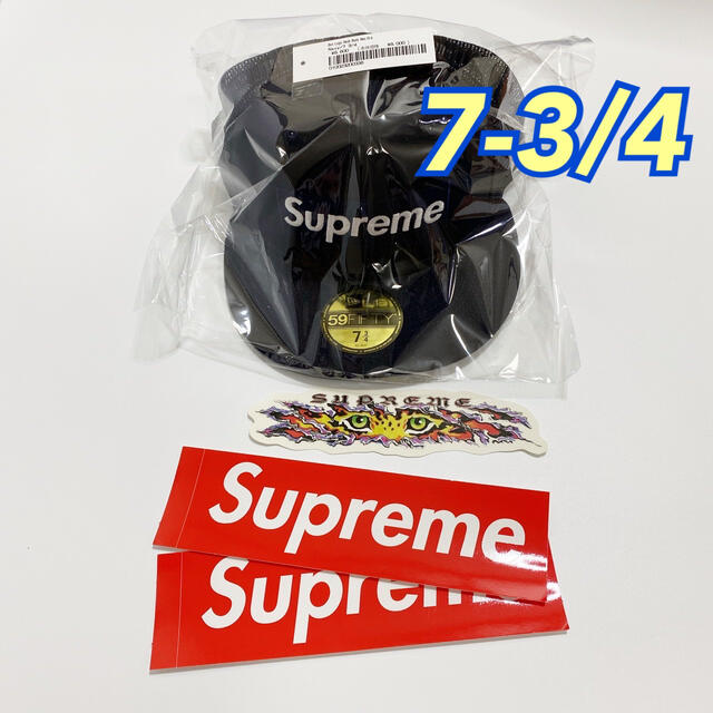 7-34状態Supreme Box Logo Mesh Back New Era Navy