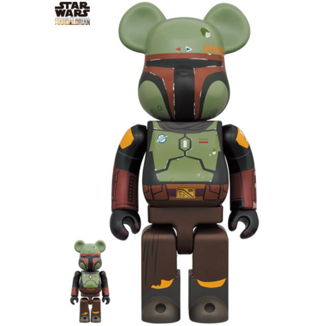 エンタメ/ホビーBE@RBRICK BOBA FETT 100％ & 400％