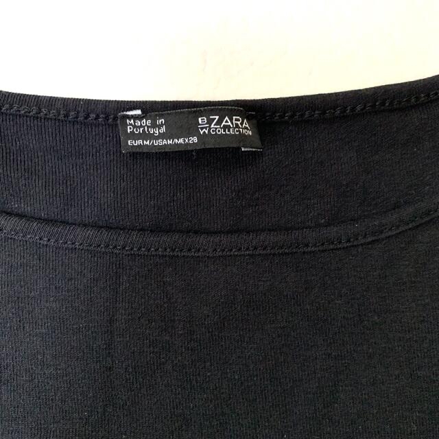 ZARA(ザラ)のZARA カットソー　2枚セット　レディース　Mサイズ レディースのトップス(カットソー(長袖/七分))の商品写真