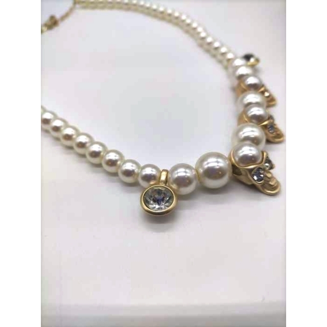 格安本物保証】 EVAE MOB(エバーモブ) SKULL PEARL NECKLACE メンズの