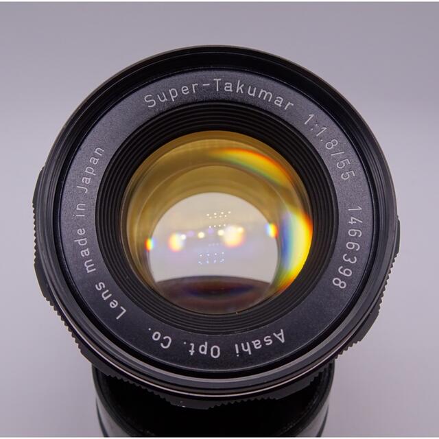 PENTAX(ペンタックス)の【極美品】super takumar f1.8 55mm PENTAX 【S+】 スマホ/家電/カメラのカメラ(レンズ(単焦点))の商品写真