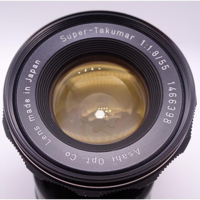 PENTAX(ペンタックス)の【極美品】super takumar f1.8 55mm PENTAX 【S+】 スマホ/家電/カメラのカメラ(レンズ(単焦点))の商品写真