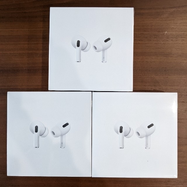 Apple - 3個セット品 Air Pods Pro エアポッズ・プロ 【新品・未開封】の通販 by 塩レモンサワー's shop｜アップル