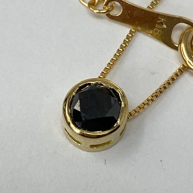 k18YG AU750 18金 天然ブラックダイヤモンド 0.33ct | wellsprings.uk.net