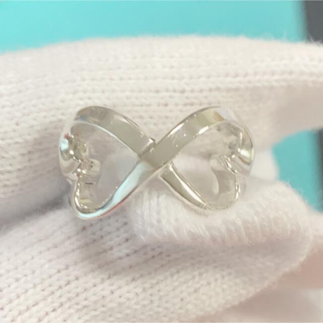 Tiffany & Co.(ティファニー)のティファニー　ダブルラビングハート　リング　シルバー925  6号強 レディースのアクセサリー(リング(指輪))の商品写真