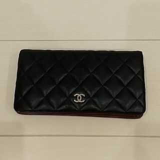 シャネル(CHANEL)のCHANEL♪シャネル♪長財布♪黒 ブラック(財布)