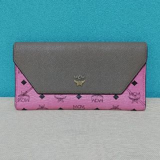 エムシーエム(MCM)のMCM 長財布　ピンク　ユーズド(財布)