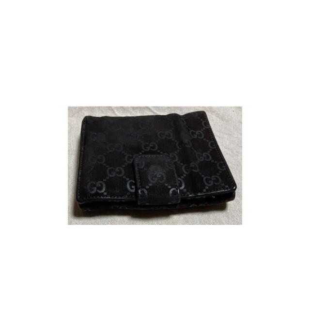 Gucci(グッチ)のGUCCI スウェード　二つ折り財布 メンズのファッション小物(折り財布)の商品写真