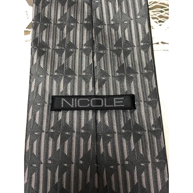 【緊急値下げ/未使用】NICOLE ニコル ネクタイ メンズのファッション小物(ネクタイ)の商品写真