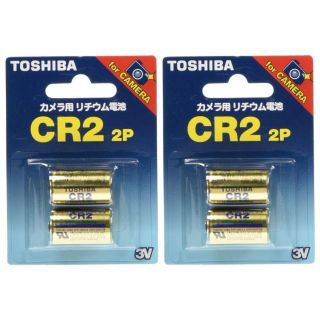 トウシバ(東芝)の【新品】東芝(TOSHIBA) CR2G 2P ×2 カメラ用リチウムパック電池(その他)