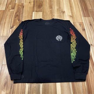 クロムハーツ(Chrome Hearts)の新品 クロムハーツ ダブルフローラル グラデーション ロンT ロングスリーブ(Tシャツ/カットソー(七分/長袖))