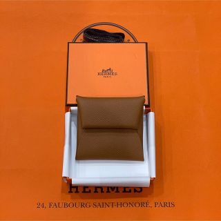 エルメス(Hermes)の新品未使用 レア HERMES エルメス バスティア コインケース ゴールド(コインケース/小銭入れ)