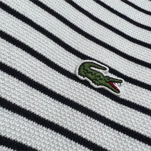 LACOSTE(ラコステ)のLACOSTE  ビッグ鹿の子ボーダーTシャツ メンズのトップス(Tシャツ/カットソー(半袖/袖なし))の商品写真