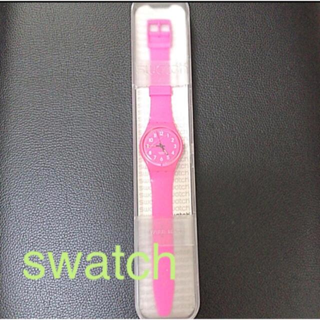 swatch(スウォッチ)の最終値下げ！スウォッチ　ピンク　※電池切れ レディースのファッション小物(腕時計)の商品写真