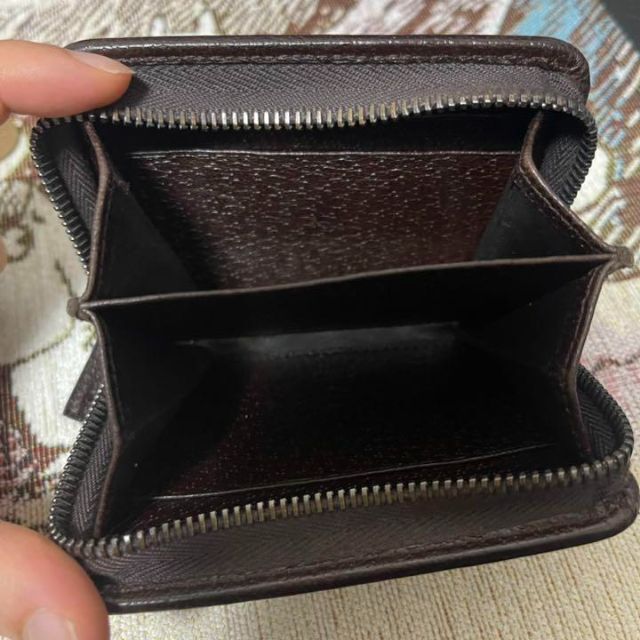Gucci(グッチ)のGUCCI グッチ GGキャンバス コインケース 小銭入れ 茶 112665 メンズのファッション小物(折り財布)の商品写真