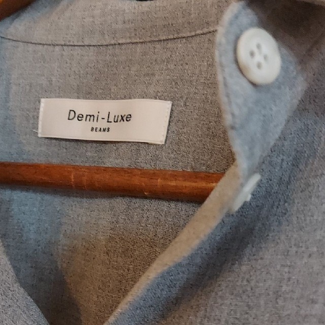 Demi-Luxe BEAMS(デミルクスビームス)のDemi-Luxe BEAMS デミルクスビームス★トリアセ レギュラー シャツ レディースのトップス(シャツ/ブラウス(長袖/七分))の商品写真