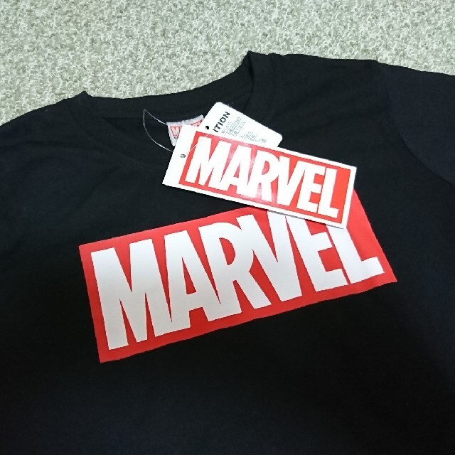 MARVEL(マーベル)の専用★新品★MARVEL★黒Tシャツ★140 キッズ/ベビー/マタニティのキッズ服男の子用(90cm~)(Tシャツ/カットソー)の商品写真