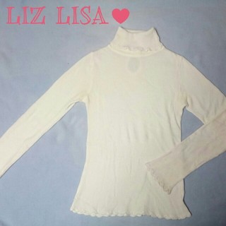 リズリサ(LIZ LISA)の♥リズリサ♥リボン付ハイネックニットソー(ニット/セーター)