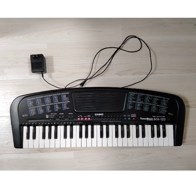 CASIO(カシオ)のCASIO TONE BANK KEYBOARD MA120 楽器の鍵盤楽器(キーボード/シンセサイザー)の商品写真