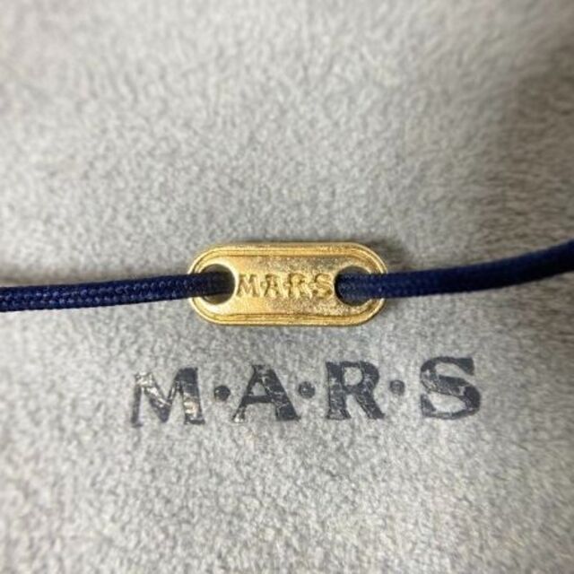 M.A.R.S(マーズ)の美品 マーズ MARS アンクレット ネイビーブルー ゴールドジュエリーストーン レディースのアクセサリー(アンクレット)の商品写真