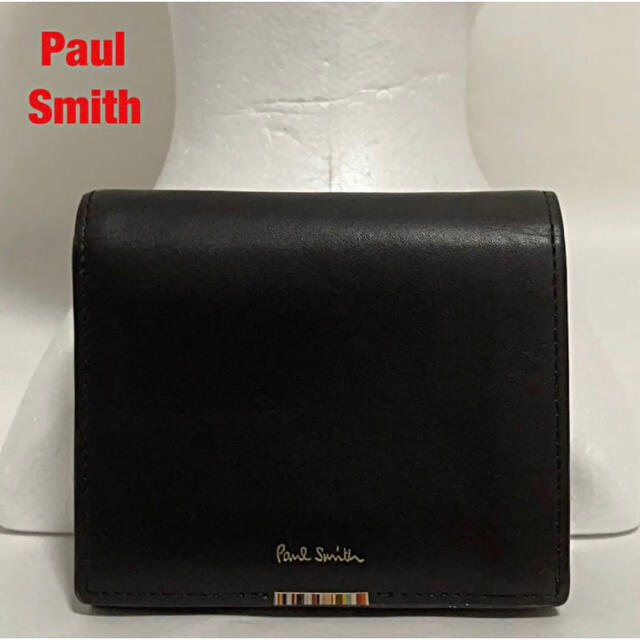 Paul Smith(ポールスミス)の【人気】Paul Smith　ポールスミス　二つ折り財布　レザー　ユニセックス メンズのファッション小物(折り財布)の商品写真