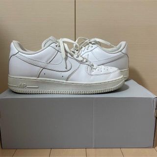 ナイキ(NIKE)の最安値　NIKE AIR FORCE1  07 ホワイト26cm エアフォース1(スニーカー)