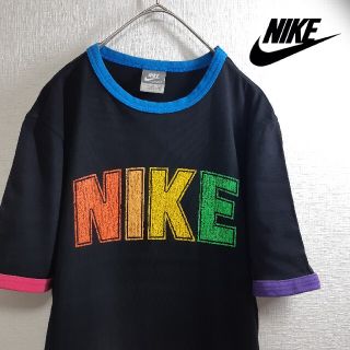 ナイキ(NIKE)のNIKE/ナイキ グレータグ マルチカラー クラック加工 ビッグロゴ M(Tシャツ/カットソー(半袖/袖なし))