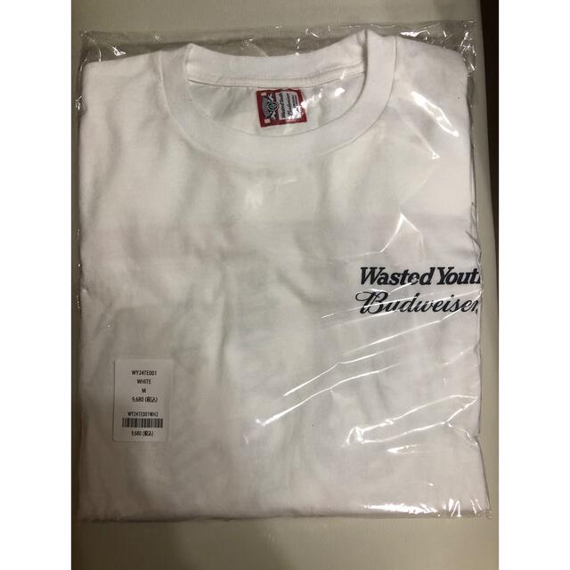 HUMAN MADE(ヒューマンメイド)のWYxBW T-SHIRT Wasted Youth Budweiser M メンズのトップス(Tシャツ/カットソー(半袖/袖なし))の商品写真