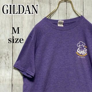 ギルタン(GILDAN)のGILDAN ギルダン キャラクター バックプリント Tシャツ ユニセックス 紫(Tシャツ/カットソー(半袖/袖なし))