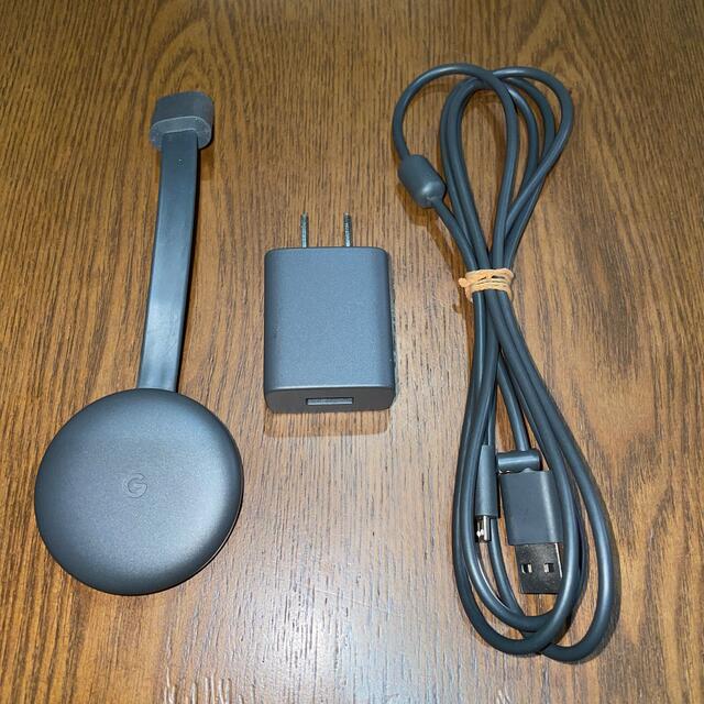 Google(グーグル)のGoogle Chromecast 第三世代 2K対応 チャコール スマホ/家電/カメラのテレビ/映像機器(映像用ケーブル)の商品写真