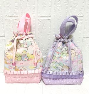 ねこ様専用　ハンドメイド　すみっこぐらし　上靴入れ(バッグ/レッスンバッグ)