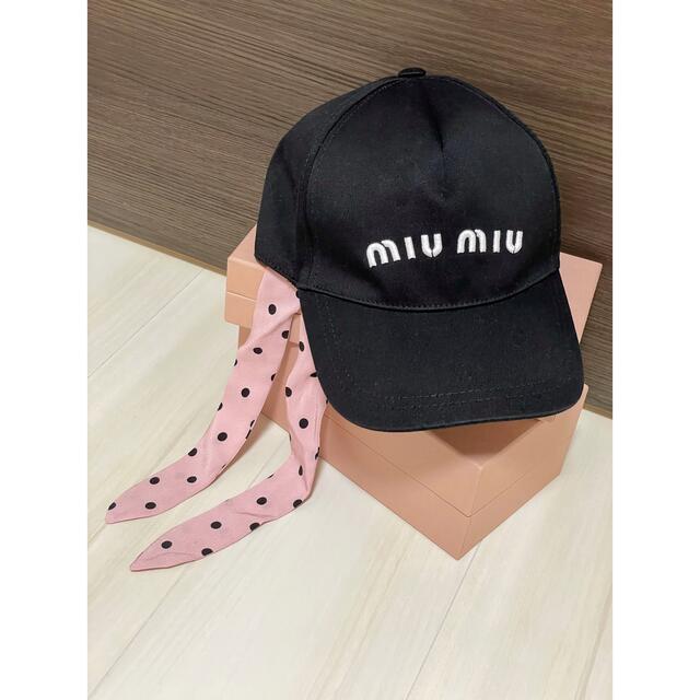 miumiu ♥︎ コットンベースボールキャップ