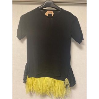 ヌメロヴェントゥーノ(N°21)の【美品】N21❤️ヌメロヴェントゥーノ❤️トップス36サイズ(Tシャツ(半袖/袖なし))