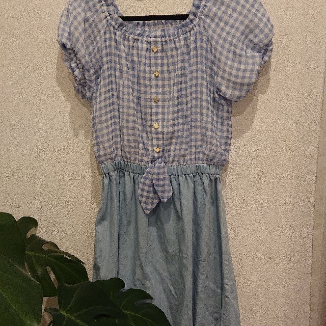 値下げしました　ピンクラテワンピース150㎝ キッズ/ベビー/マタニティのキッズ服女の子用(90cm~)(ワンピース)の商品写真