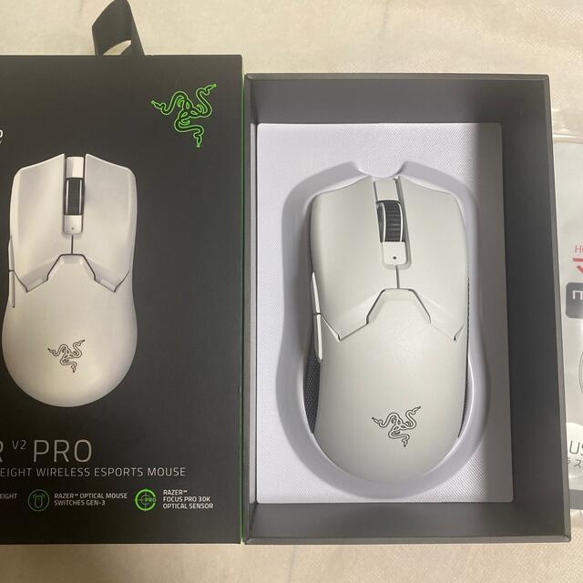 ほぼ新品 RAZER VIPER v2 PRO  wireless mouse スマホ/家電/カメラのPC/タブレット(PC周辺機器)の商品写真